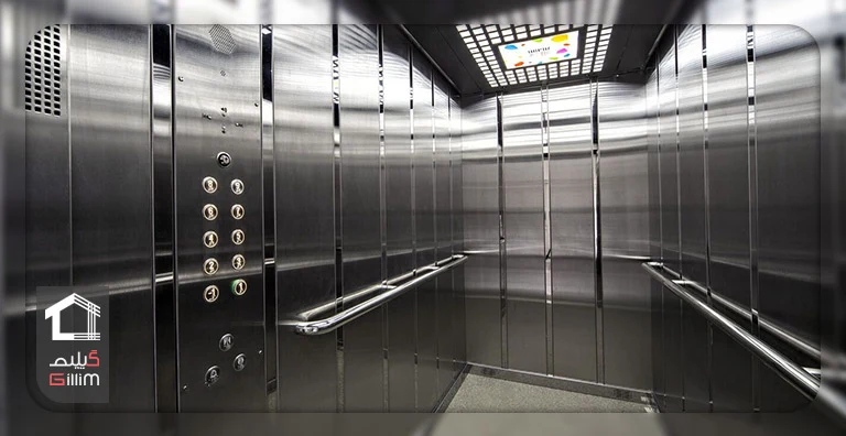 تصویر داخل اتاقک آسانسورهای امروزی