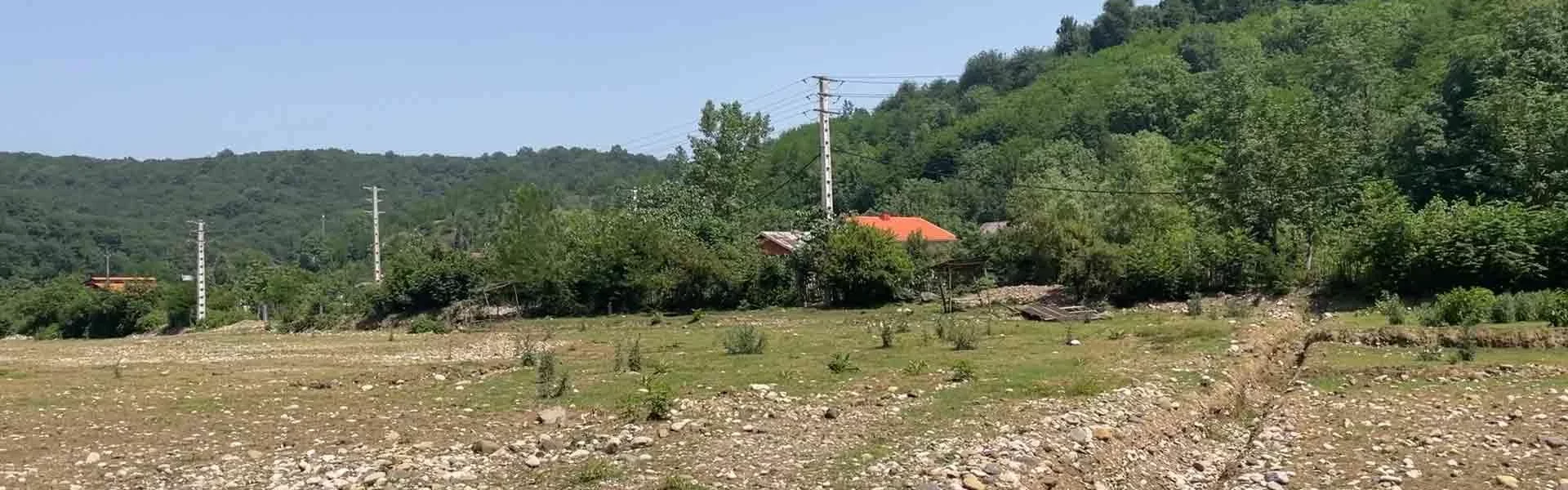 نمای دیگر از زمین مسکونی گردشگری 6500 متری در شهربیجار